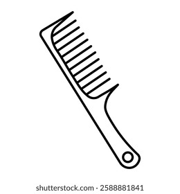 Hair comb icon Vector logo set flat