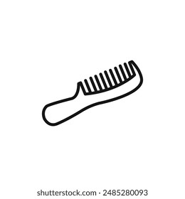 Icono de peine de pelo conjunto de Vector colección para Web