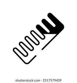 Hair Comb icon vector stock illustration