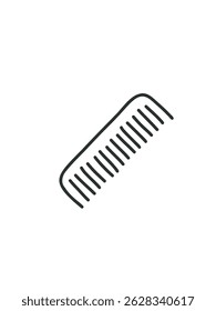 Hair comb, simple vector illustration