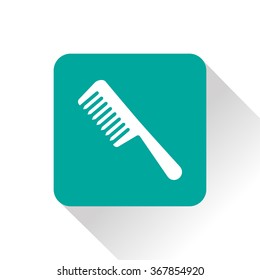 hair comb vector icon