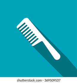 hair comb vector icon