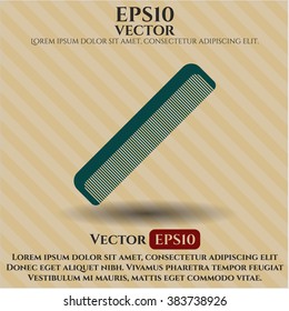 Hair Comb vector icon