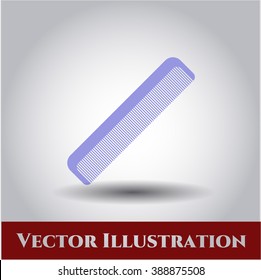 Icono de vector de peine