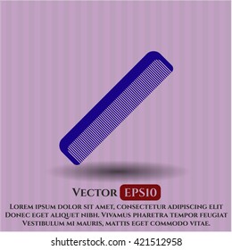 Icono de vector de peine