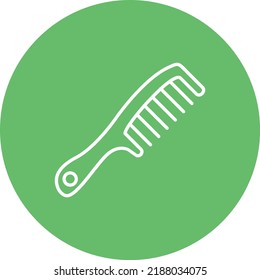 Icono del vector de peine del pelo. Se puede usar para imprimir, móviles y aplicaciones web.