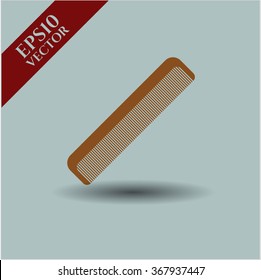 Hair Comb vector icon or symbol