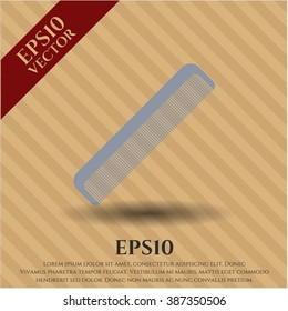 Hair Comb vector symbol