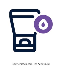 hair conditioner icon. vector dual tone icon for your website, mobile, presentation, and logo design.
