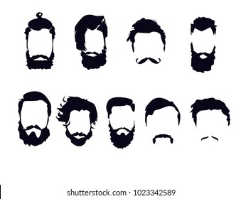 Hair for creating a man's image