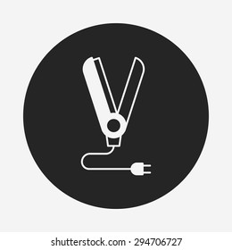 Hair curlers icon