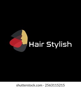 hair cutting and body hair removal logo design vector