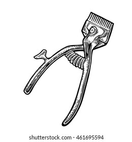 Hair cutting machine. Vector black vintage illustrations isolated on white backgrounds. Hand drawn engraving for poster, label, banner, web.