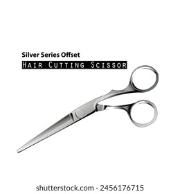 Hair Cutting Scissor Illustration. This is chrome hair cutting scissor illustration. 