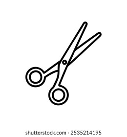 hair cutting scissors icon vector illustration