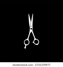 Logo-Design einer Haarschneide-Schere