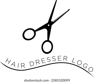 Hair Dresser Salon or Barber Shop Logo