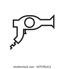 hair drier icon vector 