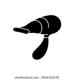 Hair dryer black hand drawn icon