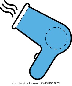 Hair Dryer flat vector icon