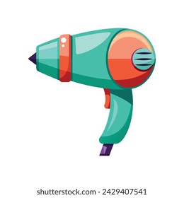 Hair dryer flat Vector illustration on white background
