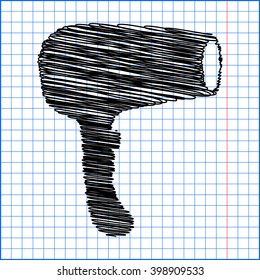 Hair Dryer. Hairdresser