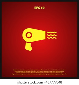 hair dryer icon