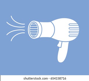 Hair dryer icon.