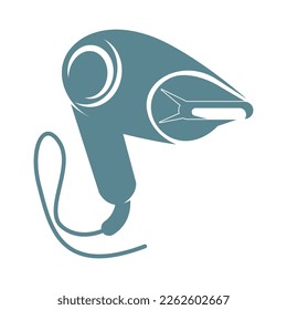 Hair dryer icon design illustration