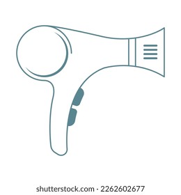 Hair dryer icon design illustration