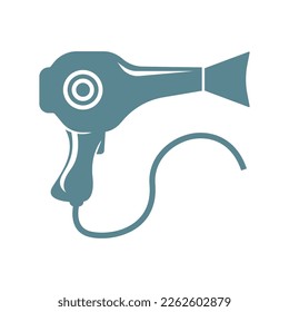 Hair dryer icon design illustration