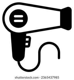 Hair Dryer icon Illustration, for uiux, infographic, etc