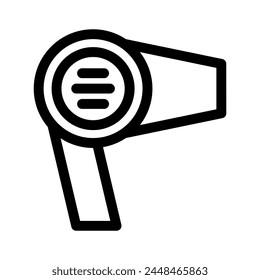 hair dryer icon or logo isolated sign symbol vector illustration - high quality black style vector icons
