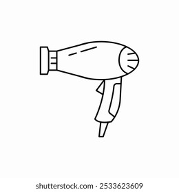 hair dryer icon sign vector