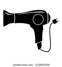 Hair dryer icon, Hair Dryer Silhouette