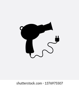 hair dryer icon vector