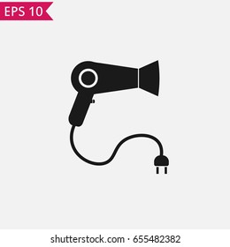 Hair dryer icon Vector.