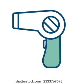 hair dryer icon vector design template in white background
