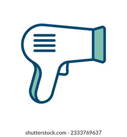 hair dryer icon vector design template in white background
