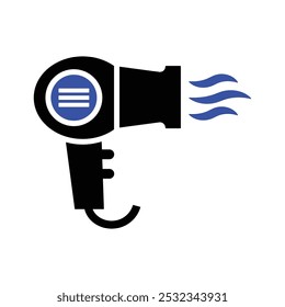 Hair Dryer Icon, Vector graphics