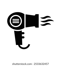 Hair Dryer Icon, Vector graphics