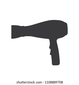 Hair dryer icon, vector illustration design. Barbershop objects collection.