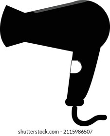 Hair Dryer Isolated Vector Illustration which can be easily Download