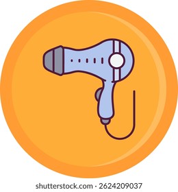 Secador de cabelo Linha vetor Ícone Design