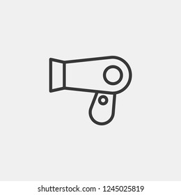 Hair Dryer Modern Simple Vector Icon