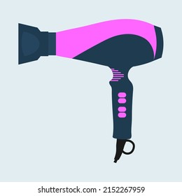 Hair dryer. Professional hair dryer for hairdressers.	