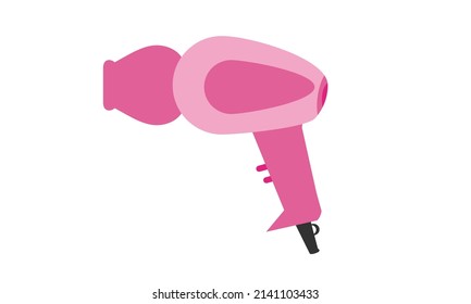 Hair dryer used to style  hair beautifully.