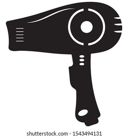 Hair Dryer vector hand drawn with modern style 