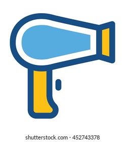 Hair Dryer Vector Icon