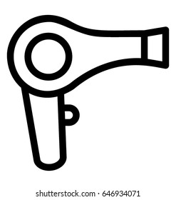 Hair Dryer Vector Icon